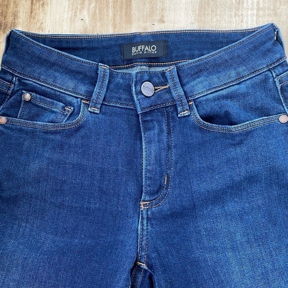 BUFFALO David Bitton Straight Leg Dark Wash Jeans - Picture 8 of 10